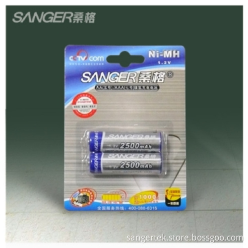 High Performance Rechargeable Ni-MH Batteries for Most of Handheld